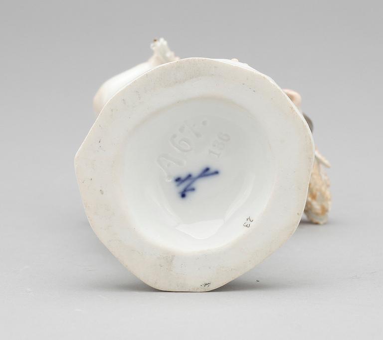 FIGURIN, porslin, Meissen, Tyskland,  omkring år 1900.
