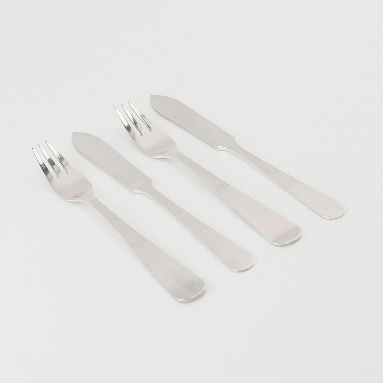 Wiwen Nilsson, cutlery 24 pcs silver, Lund 1937 - 1971.