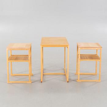 CARL MALMSTEN, satsbord, "Släden", Åfors Möbelfabrik, modell formgiven 1948.