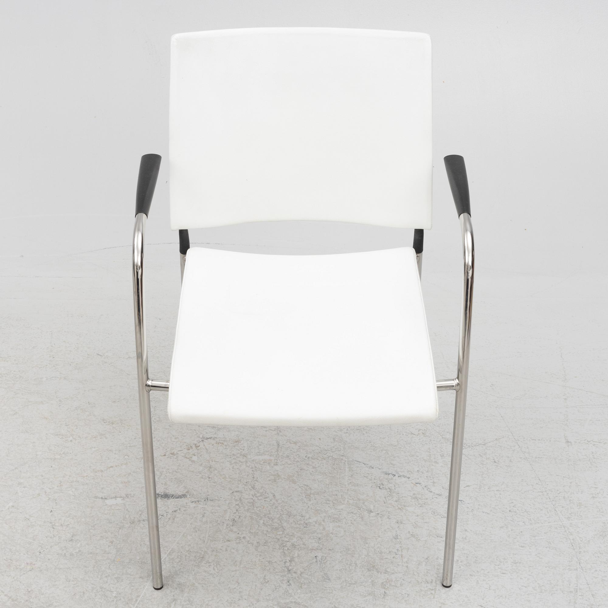 Johannes Foersom & Peter Hiort-Lorenzen, a set of eight 'Spira' chairs, Lammhults.