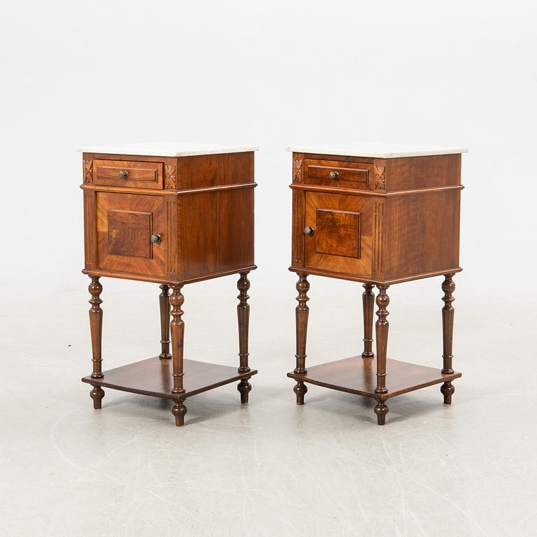 Sängbord, ett par, 1900-talets första hälft.