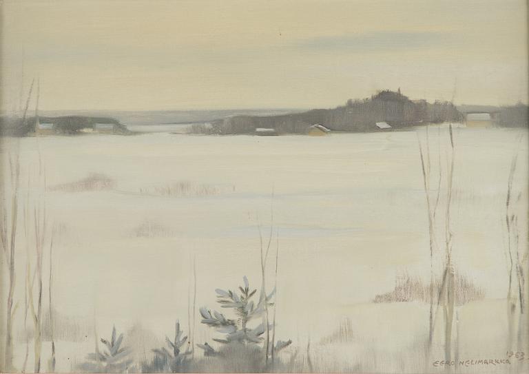 Eero Nelimarkka, Vinterlandskap.