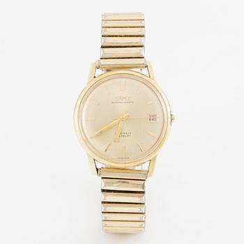 Camy, Superautomatic, 18K gold, wristwatch, 34 mm.