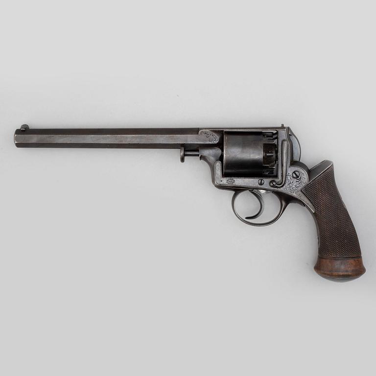 SLAGLÅSREVOLVER, Adams Patent, 1850-tal.