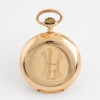 Pocket watch, hunter, 51 mm.