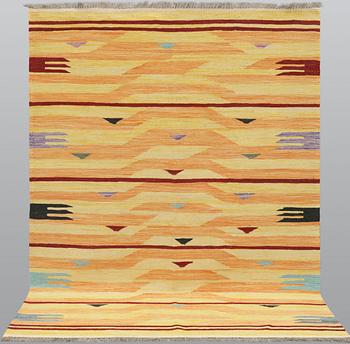 Rug, Kelim, modern design, approx. 206 x 154 cm.