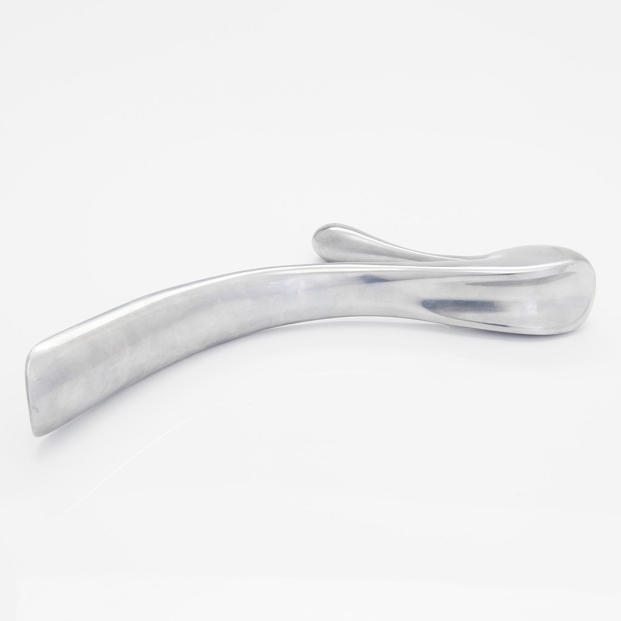 Manolo Blahnik, an aluminium shoe horn for Habitat.