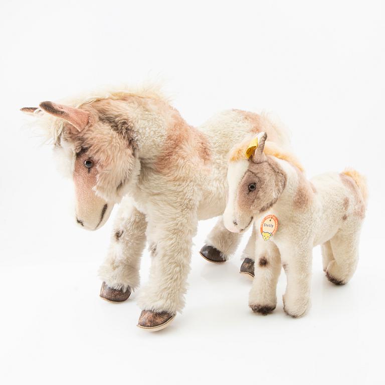 Toy animals, 8 pcs, Steiff, Germany, second half of the 20th century.