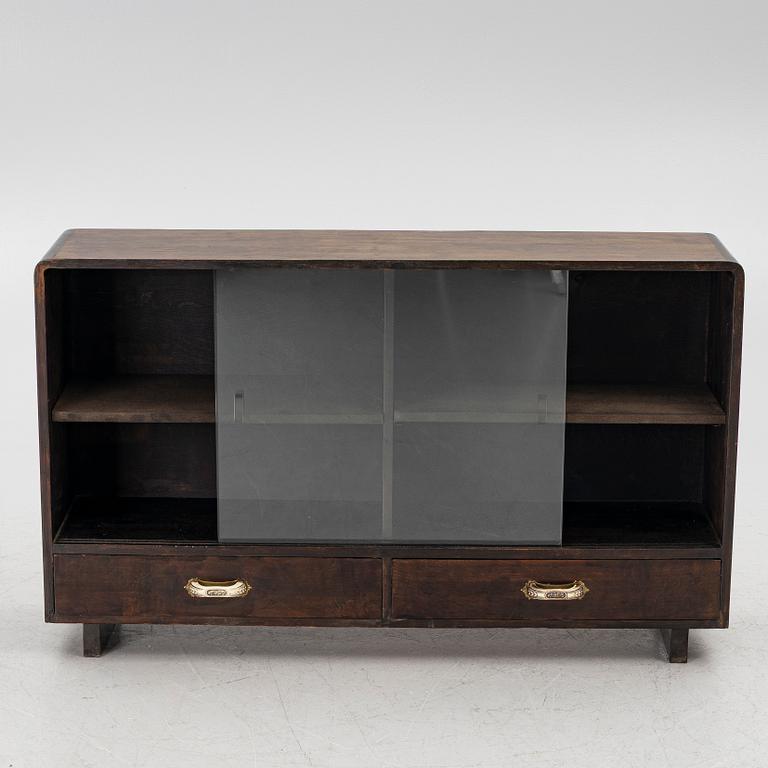 A bookcase, 1930s/1940s.