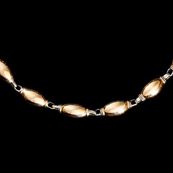 COLLIER, 18K gult och vit guld. Italienska stämplar. Vikt 58,2 g.