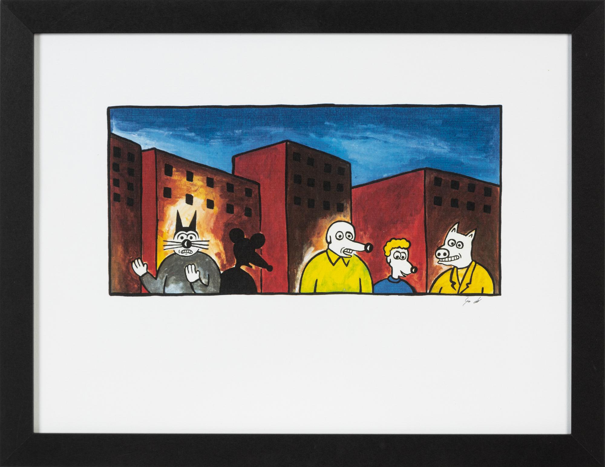 Gunnar Lundkvist, pigment print, signerad.