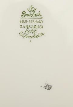 MATSERVIS, porslin, "Sanssouci", Rosenthal.