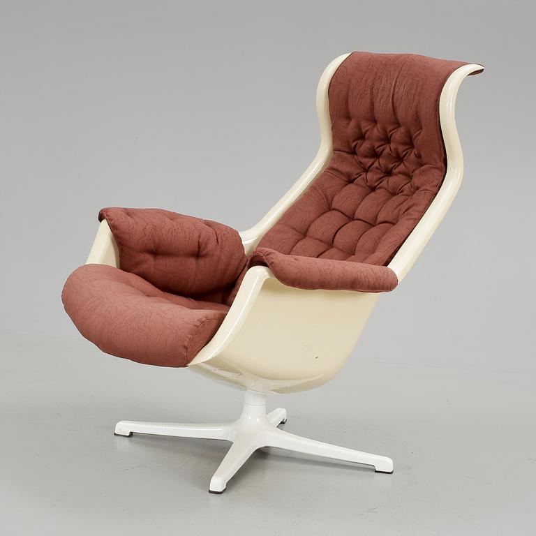 FÅTÖLJ, "Galaxy", Alf Svensson & Yngvar Sandström, Dux, 1970-tal.