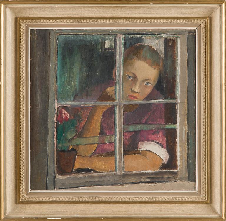 Alvar Cawén, Tyttö ikkunassa.