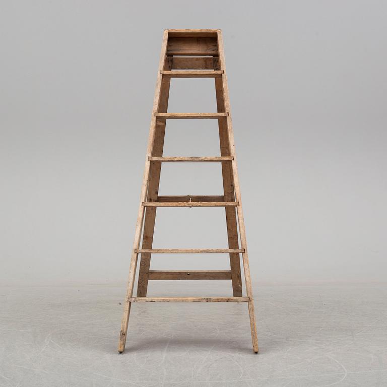 a 20th century wooden ladder.