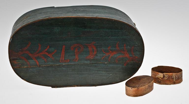 SVEPASKAR, 2 st. Allmoge 1800-tal.