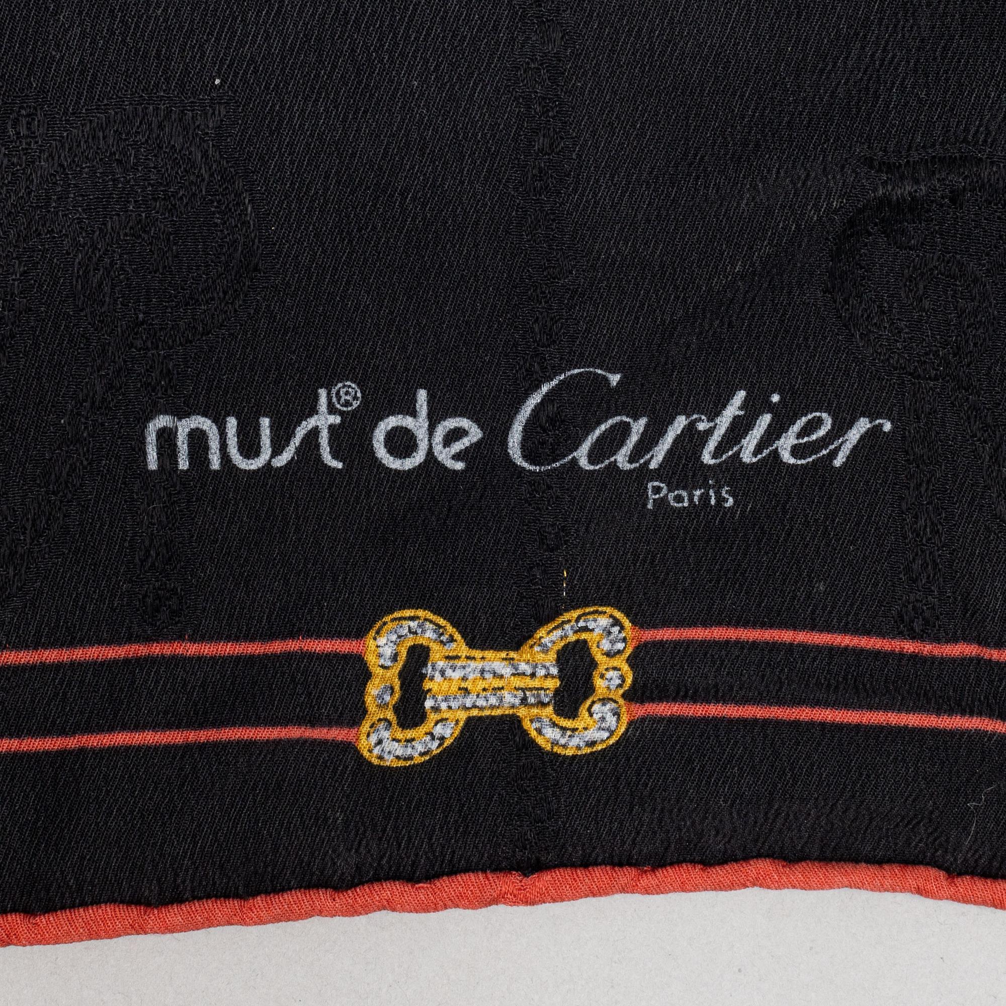 Cartier, scarf.