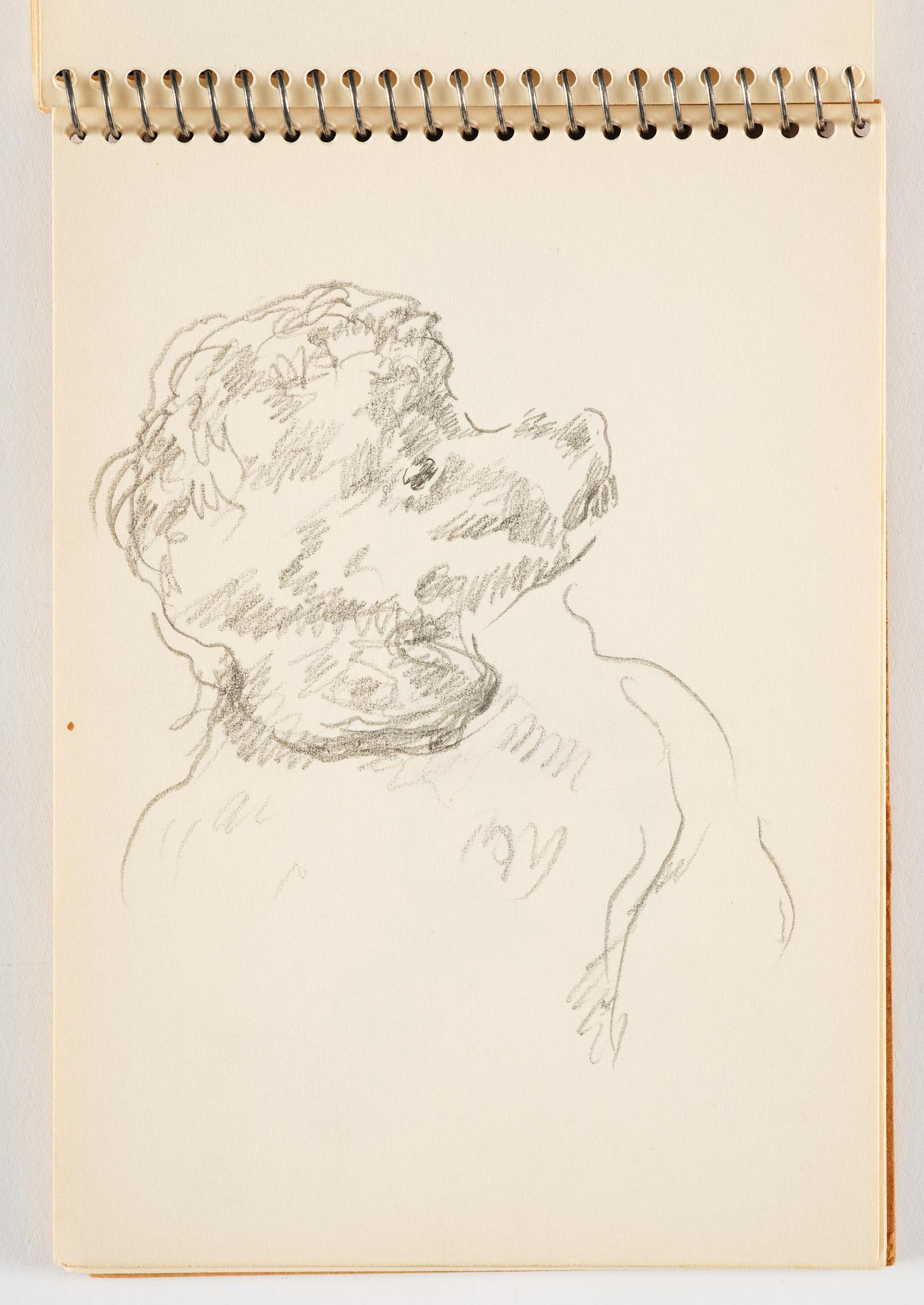 Lotte Laserstein, 1 skissblock med ca 14 teckningar varav 1 signerad.