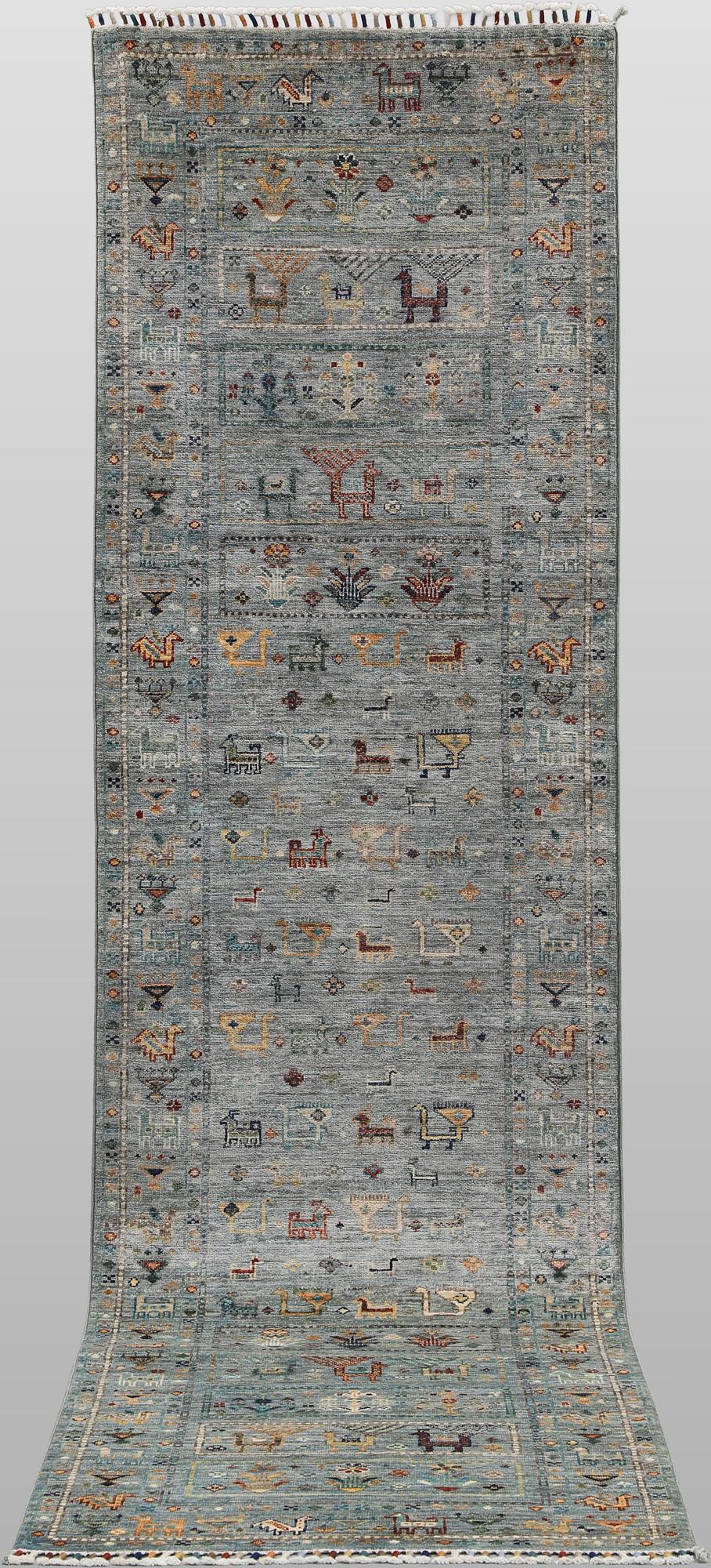 A Zigler Design runner carpet, 295 x 80 cm.