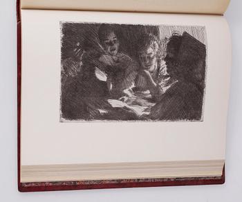 ZORN SOM ETSARE, Axel L. Romdahl, numrerad bibliofilupplaga 124/250, Stockholm 1928.