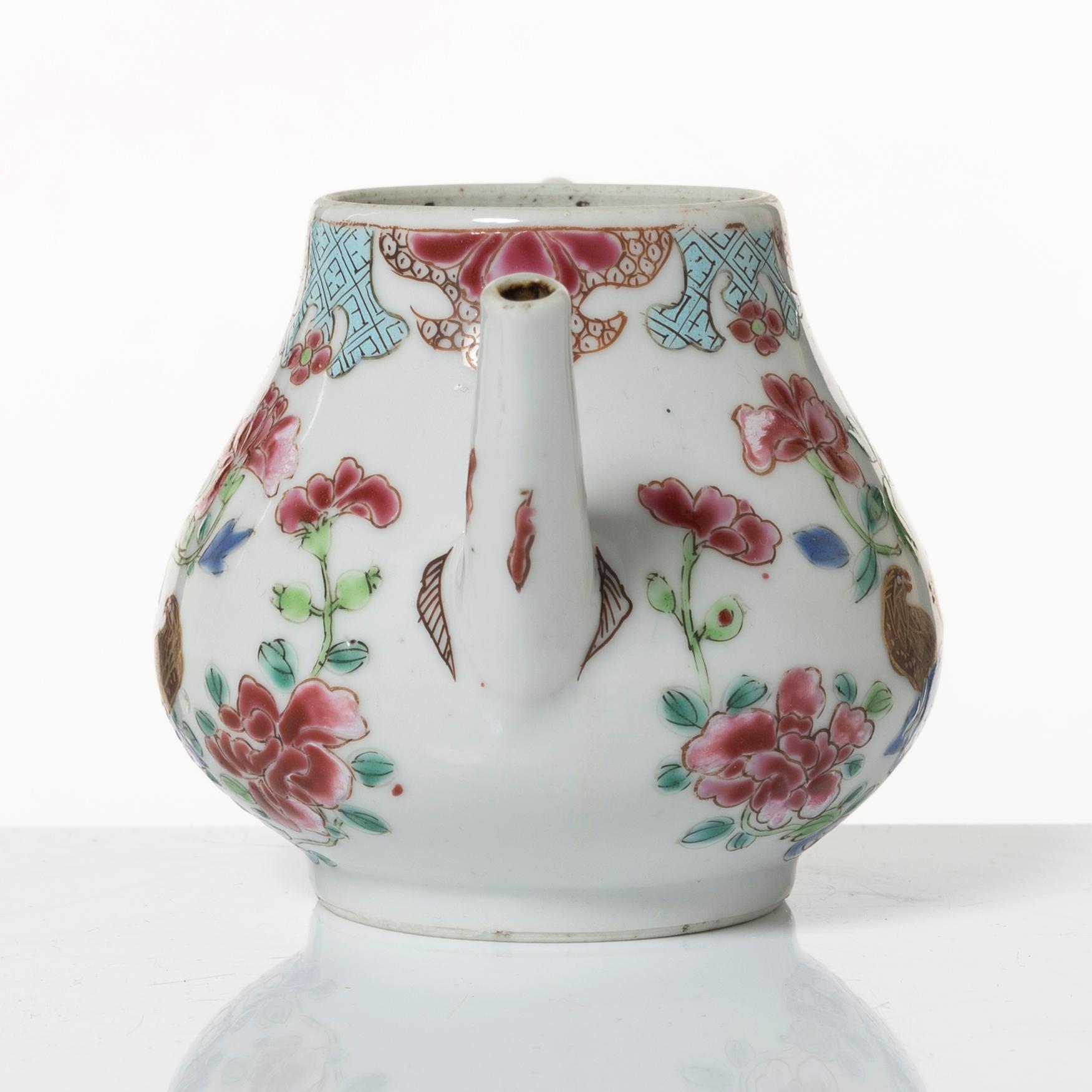 Kanna, kompaniporslin, Kina, Qingdynastin, 1700-tal.