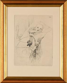 Carl Larsson · CARL LARSSON, efter, etsning, osignerad.