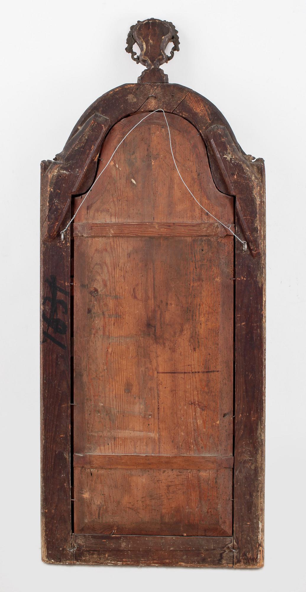 SPEGEL. Senbarock, tidigt 1700-tal. Sannolikt Burchard Prechts verkstad.