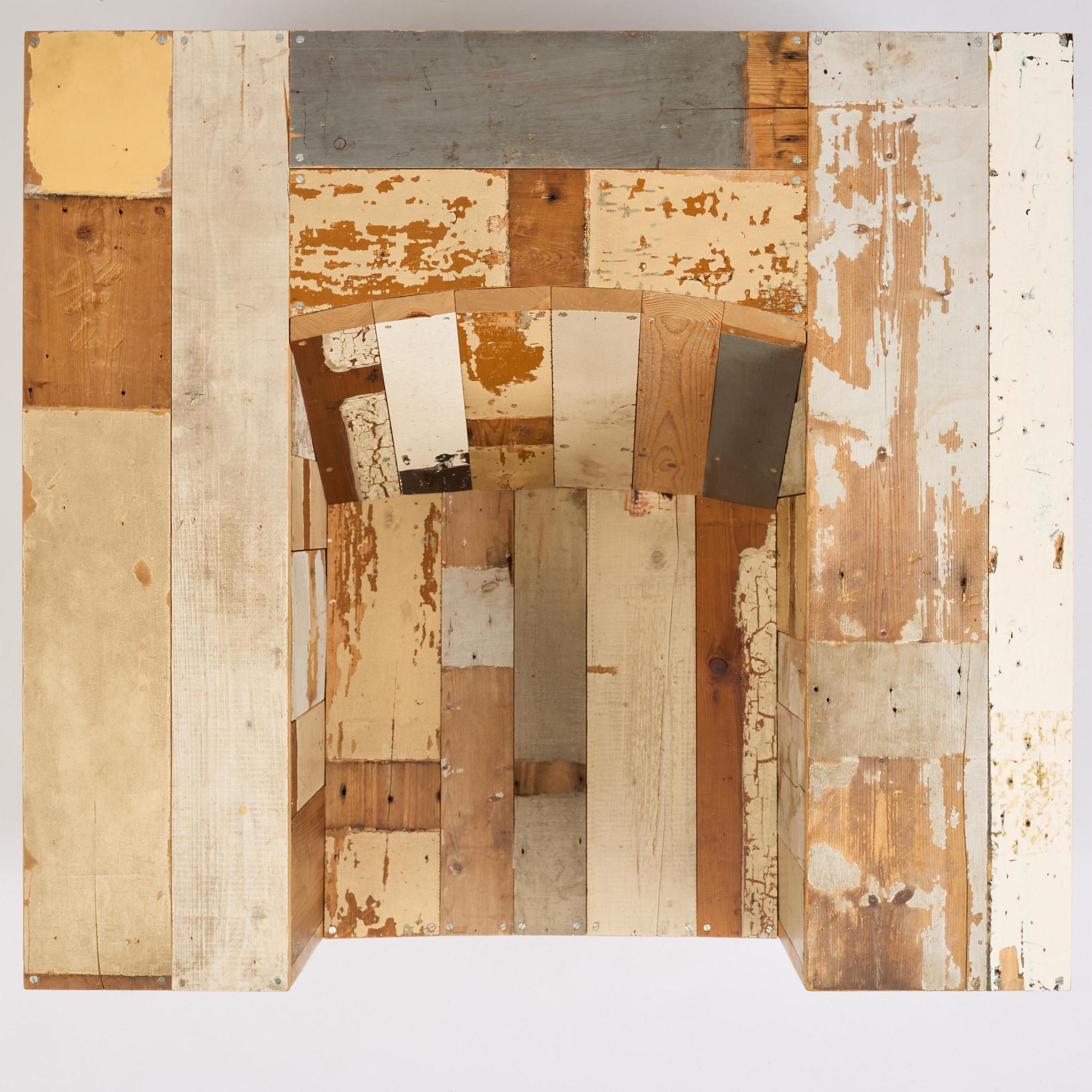 Piet Hein Eek, Armchairs, a pair, “Large Scrapwood Chair”, the Netherlands, after 2008.