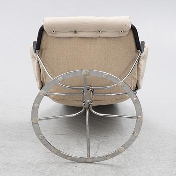 Bruno Mathsson, fåtölj med fotpall "Jetson", DUX, resp Bruno Mathsson International, Värnamo.