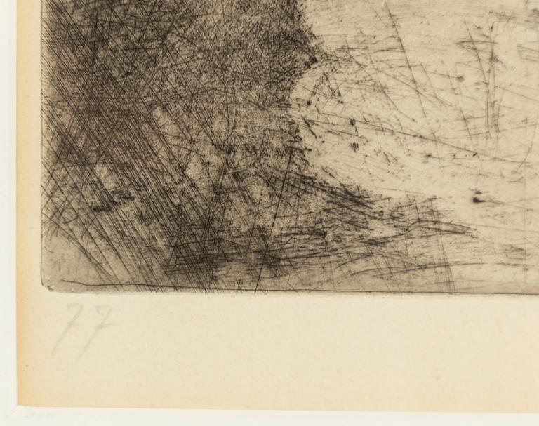 Marc Chagall, ”Les deux Coqs", ur "Les Fables de la Fontaine".