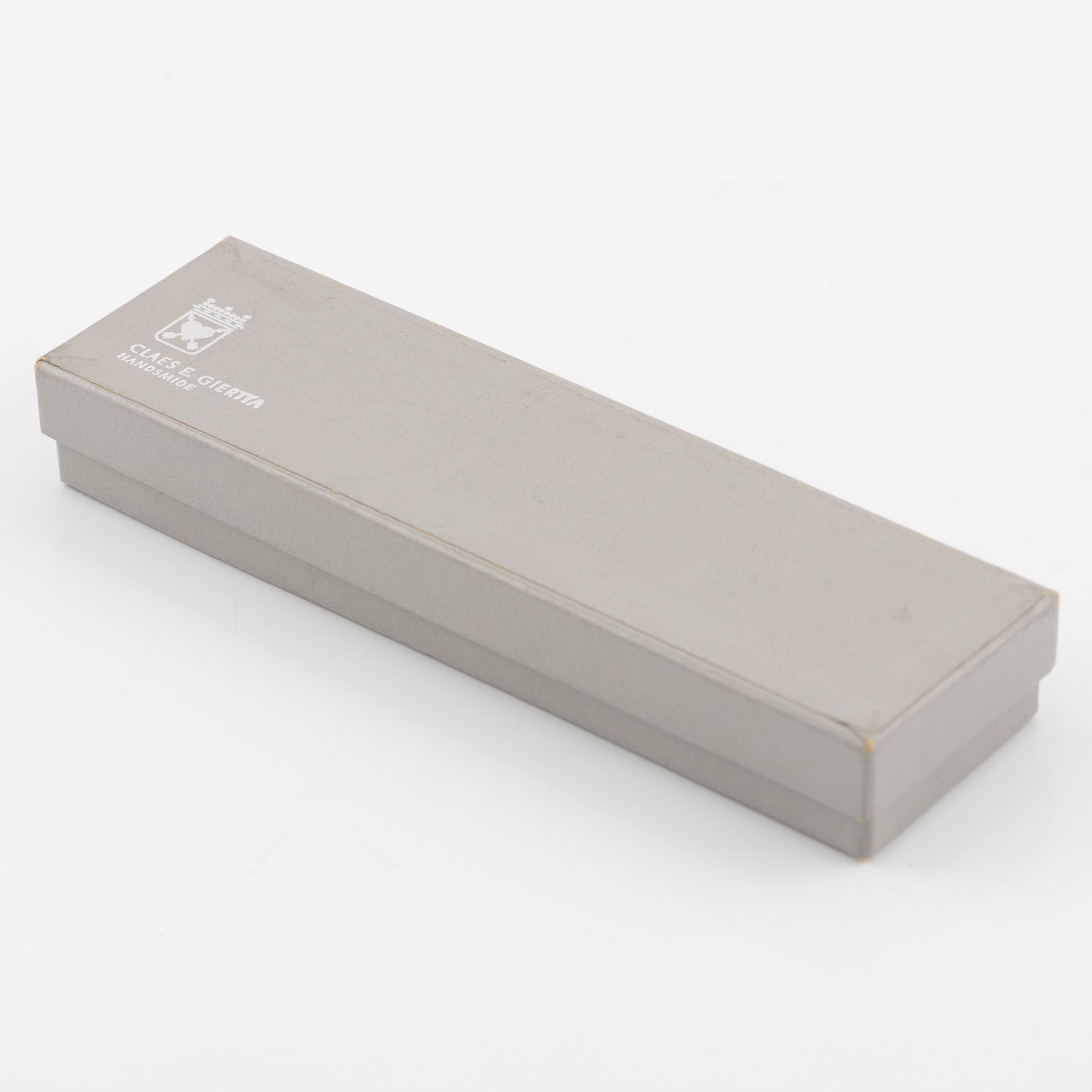 Claës E. Giertta, hänge med kedja, silver, Stockholm 1967.