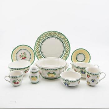 Service, 73 pieces, porcelain, "French Garden Fleurence", Villeroy & Boch, Germany.