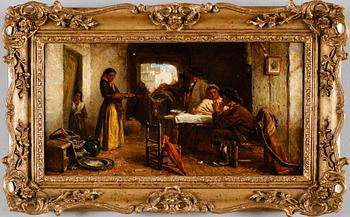 DENNIS WOOD DEANE, olja på duk, signerad och daterad 1861.