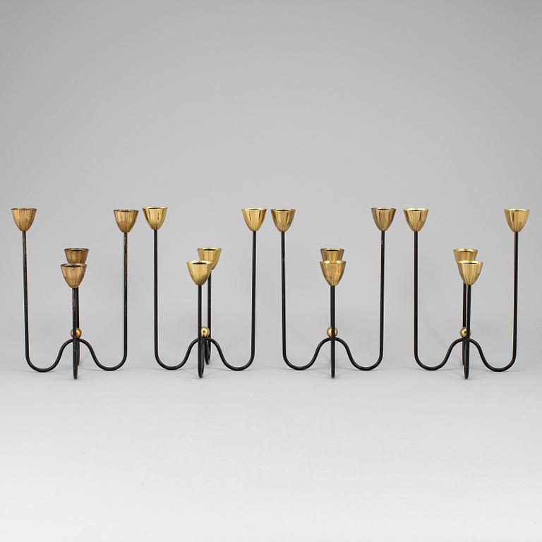 GUNNAR ANDER, 4 candle sticks.