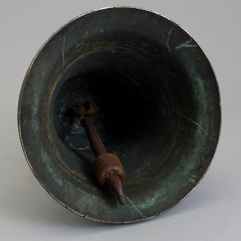 A russian bronze ship bell marked 1928.