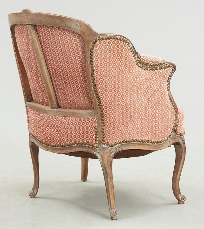FÅTÖLJ, Louis XV-stil, 1900-talets början.