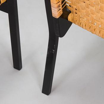 Alvar Aalto, nojatuoleja, 4 kpl, malli 45, Artek 1970-luku.