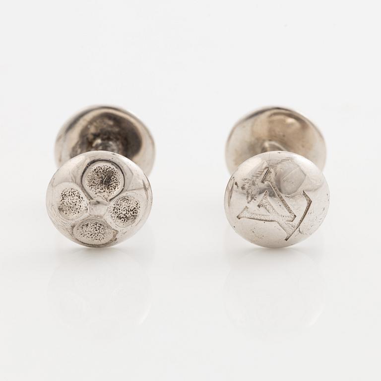 Louis Vuitton, a pair of cufflinks, silver.