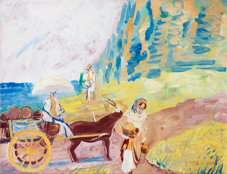Sigrid Hjertén, Vid havet.