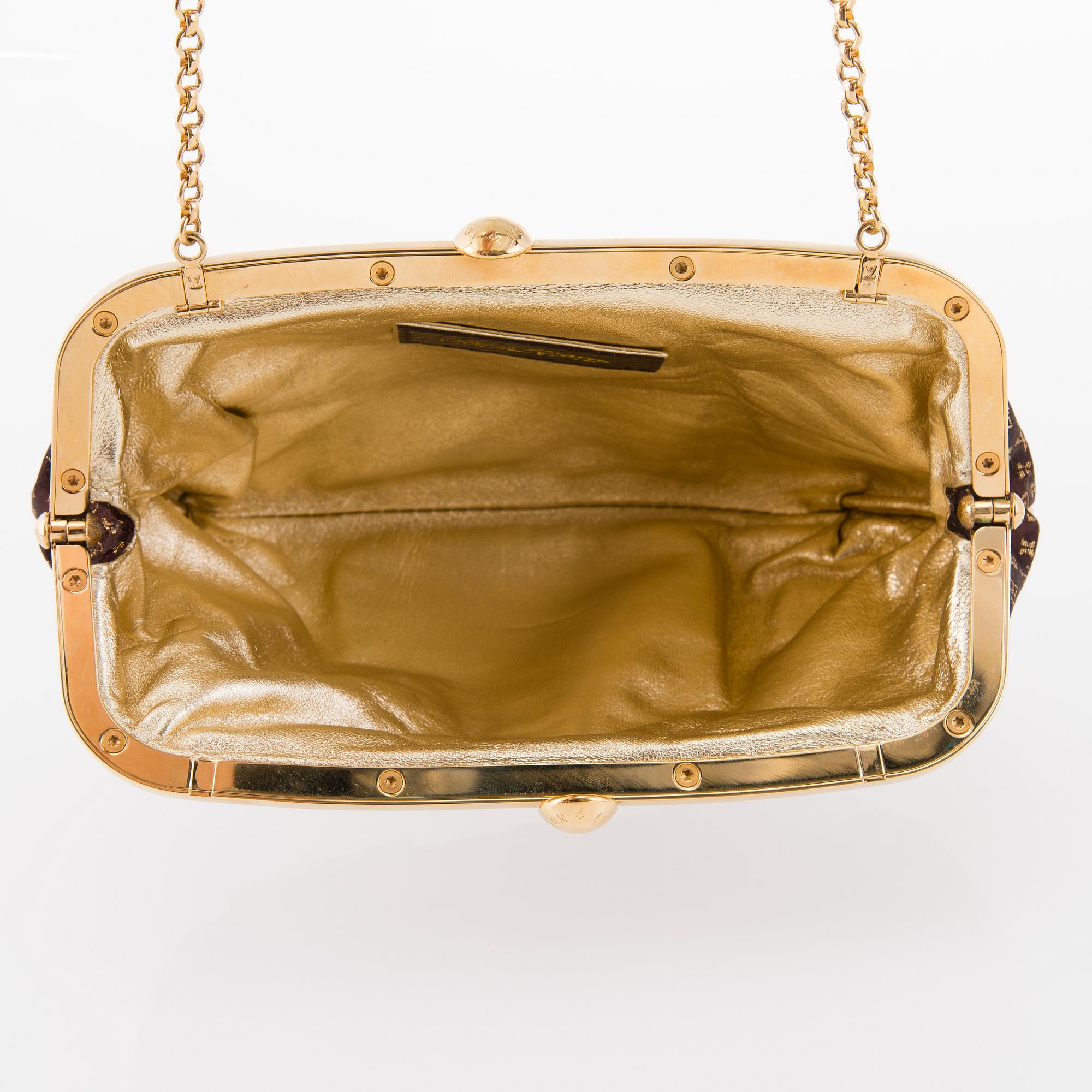 LOUIS VUITTON Limited Edition Monogram Aumoniere  Evening Bag.
