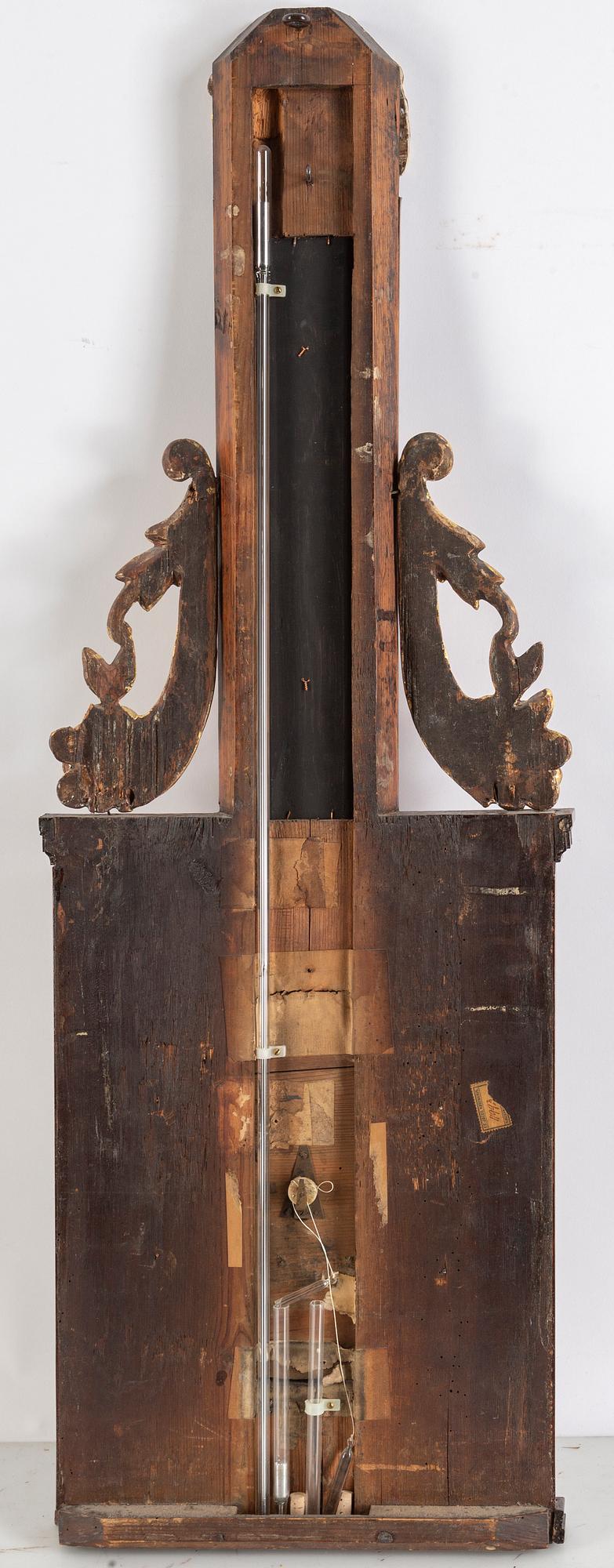 A late Gustavian Barometer from around the year 1800 by Iohannes Lerra.