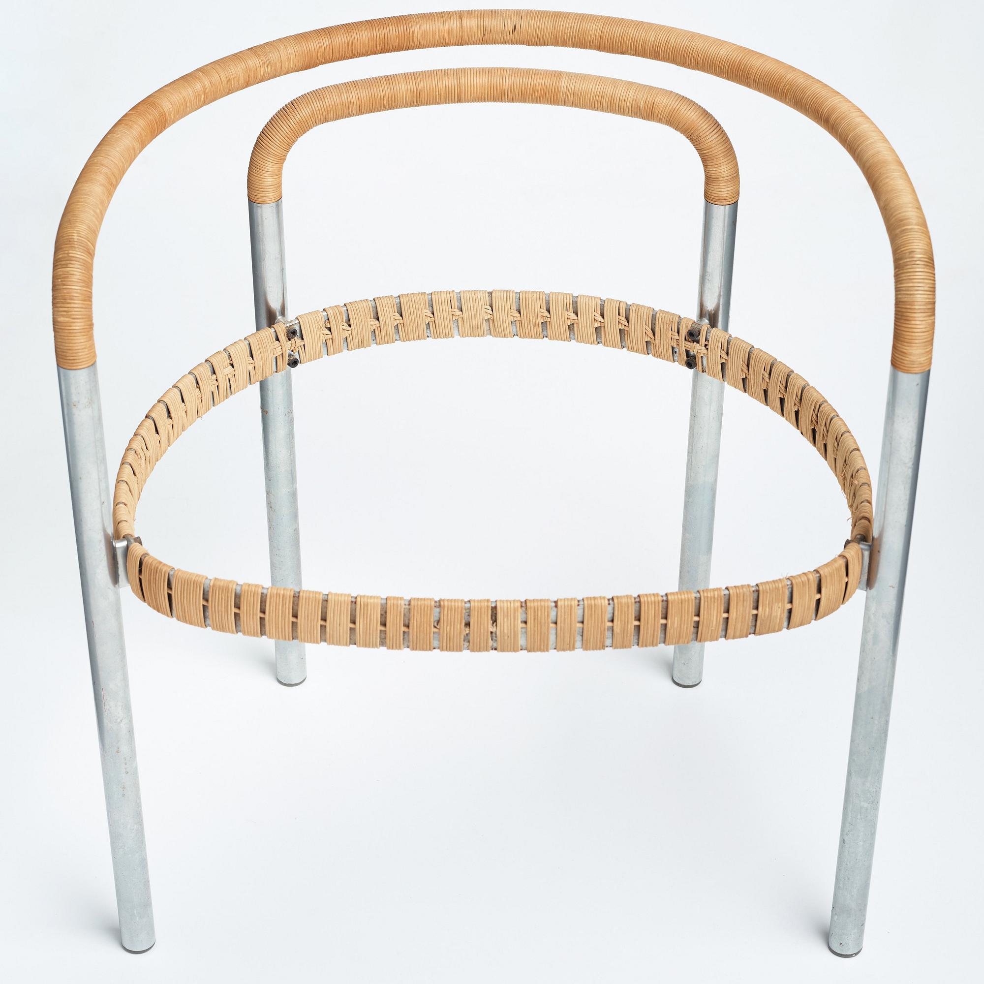 Poul Kjaerholm, a "PK 12" chair, edition E Kold Christensen, Denmark ca 1962.