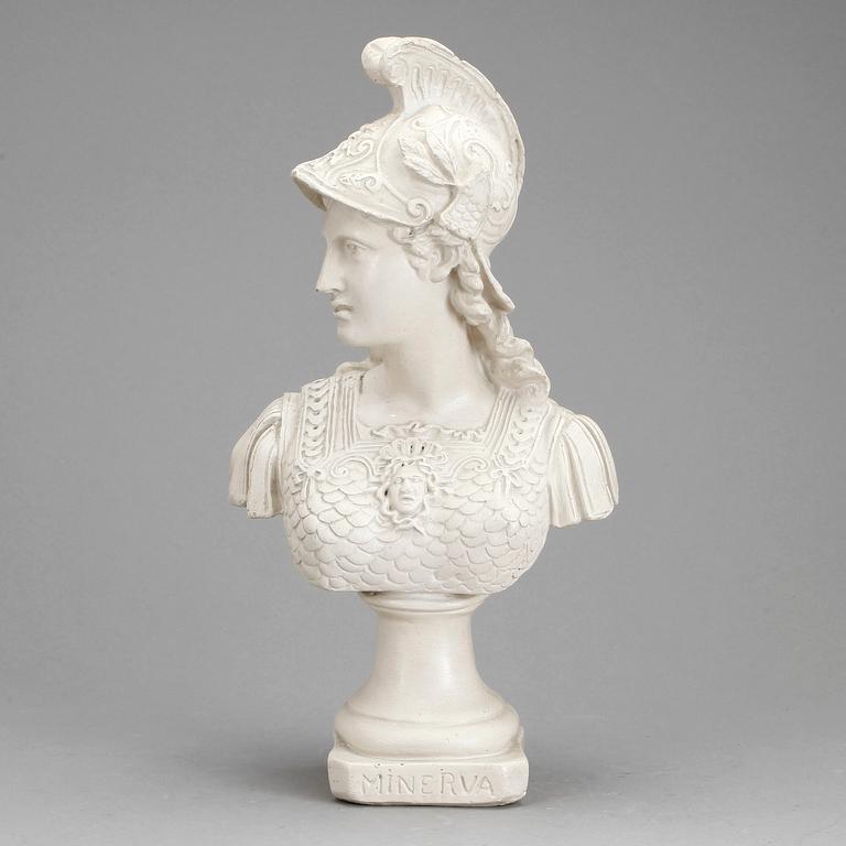 BYST, "Minerva", gips, 1900-talets andra hälft.