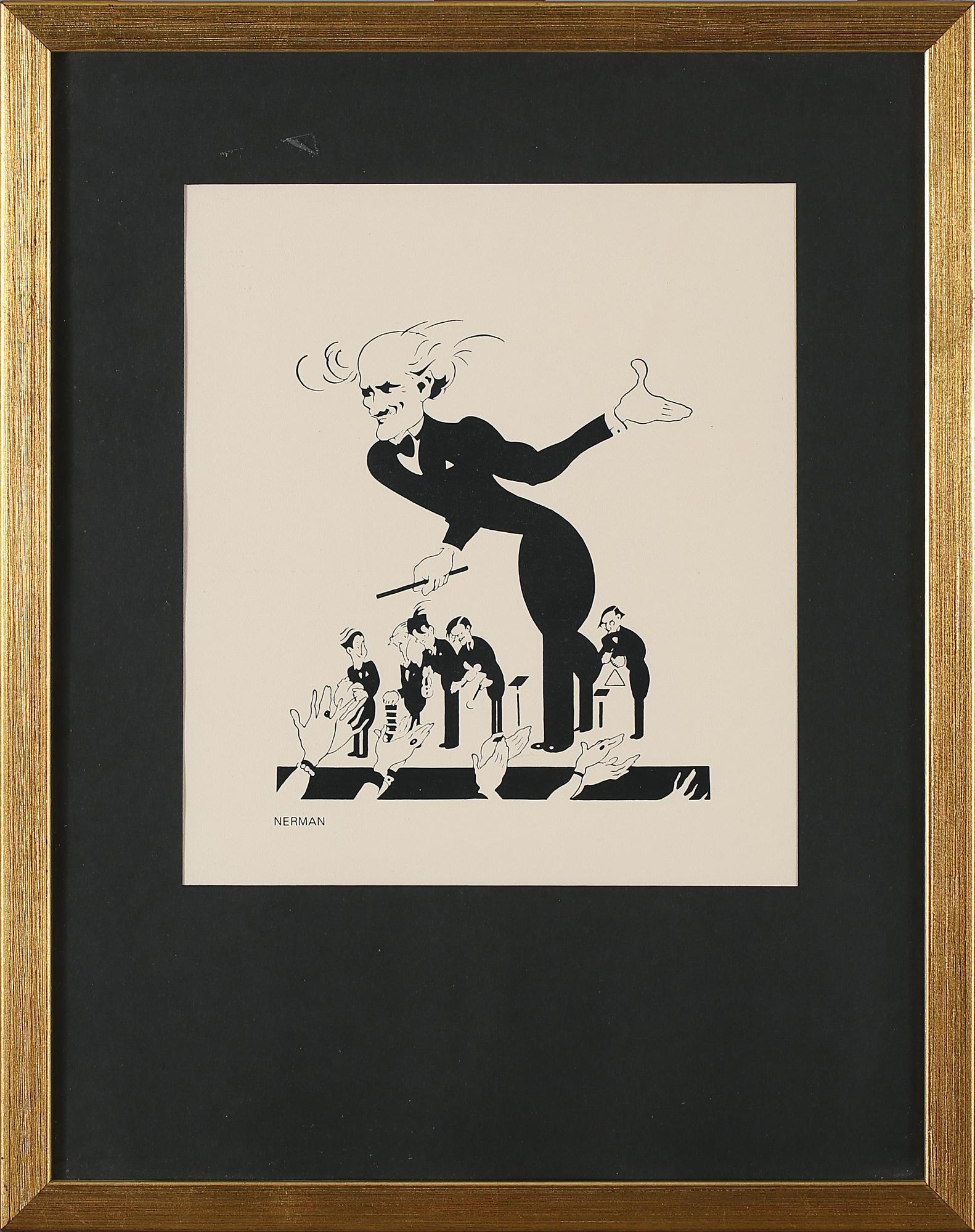 EINAR NERMAN, grafiskt blad, signerad i trycket.