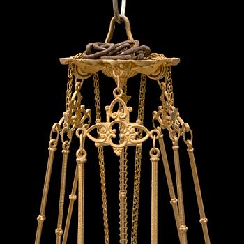 A late 19th century chandelier.