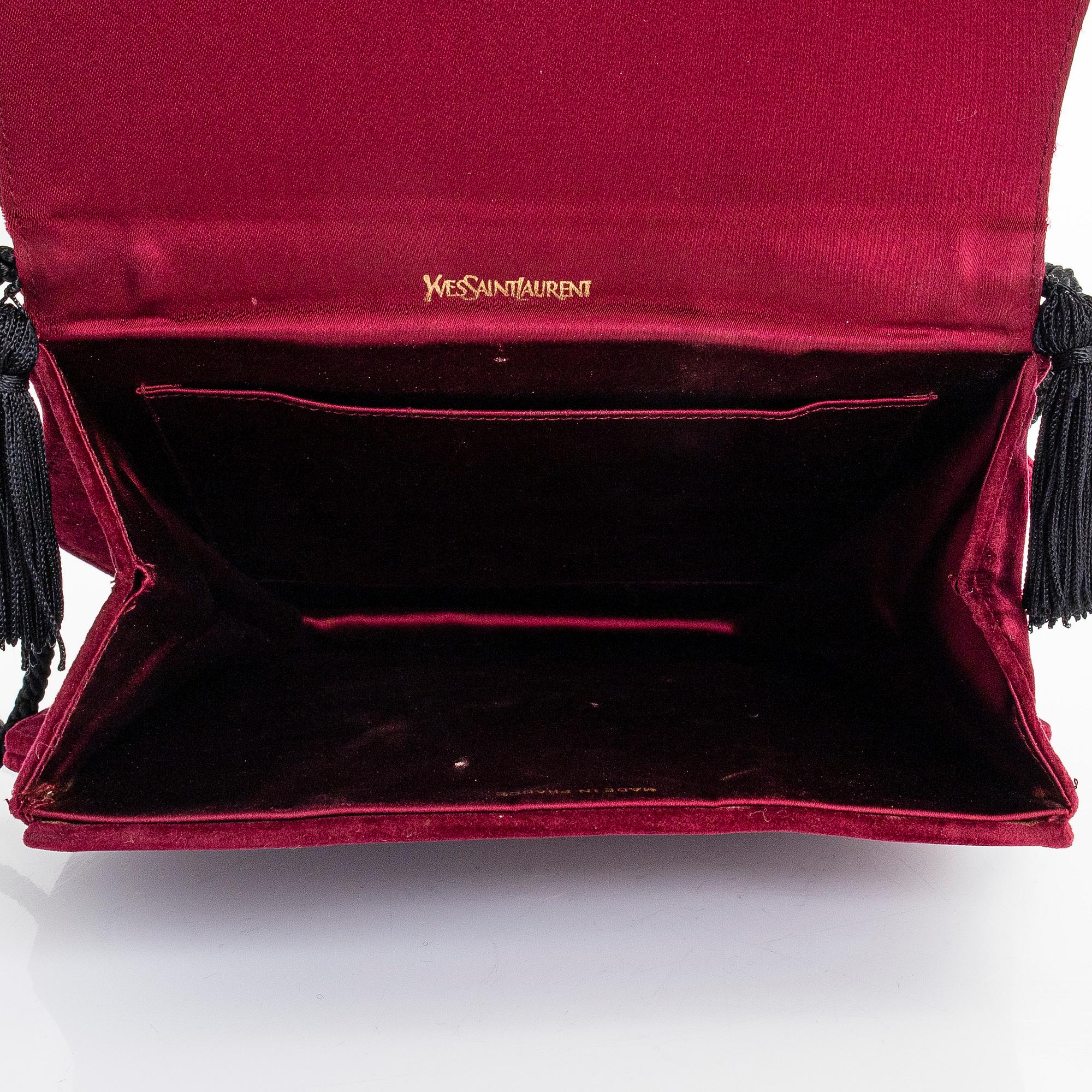 Yves Saint Laurent, an evening bag.