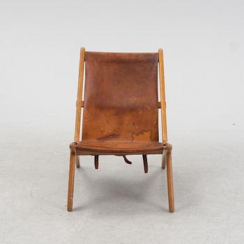 Uno & Östen Kristansson, fåtölj, "Vilstol / jaktstol 204", Luxus Vittsjö, 1960-tal.
