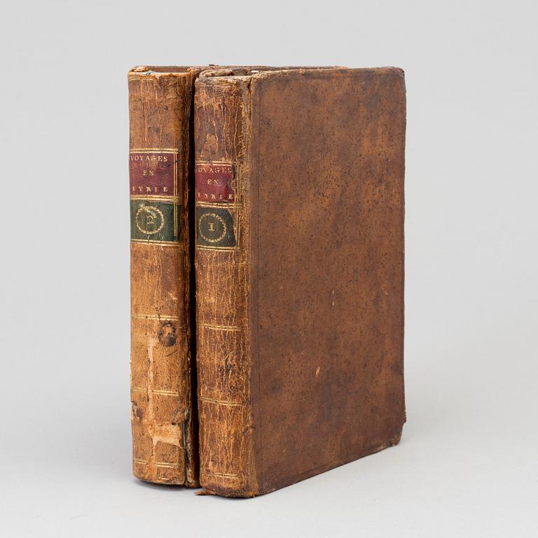 A BOOK, Africana, 1787, Constantin François Chasseboeuf, Comte de Volney: Voyage en Syrie et en Egypte.