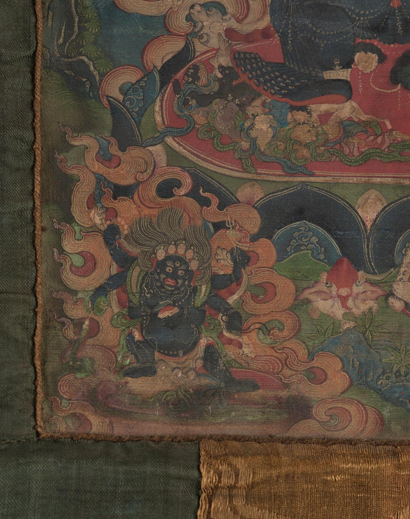 A Vajrabhairava Thangka, Tibet, late 19th century/around 1900.