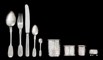 198. A TRAVEL CUTLERY SET.